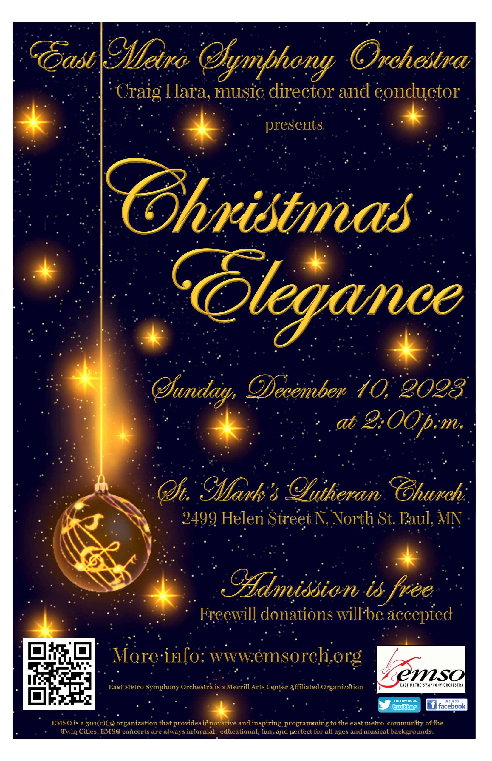 Christmas Elegance - East Metro Symphony Orchestra